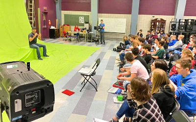 Green Screens for St. Johns teens!